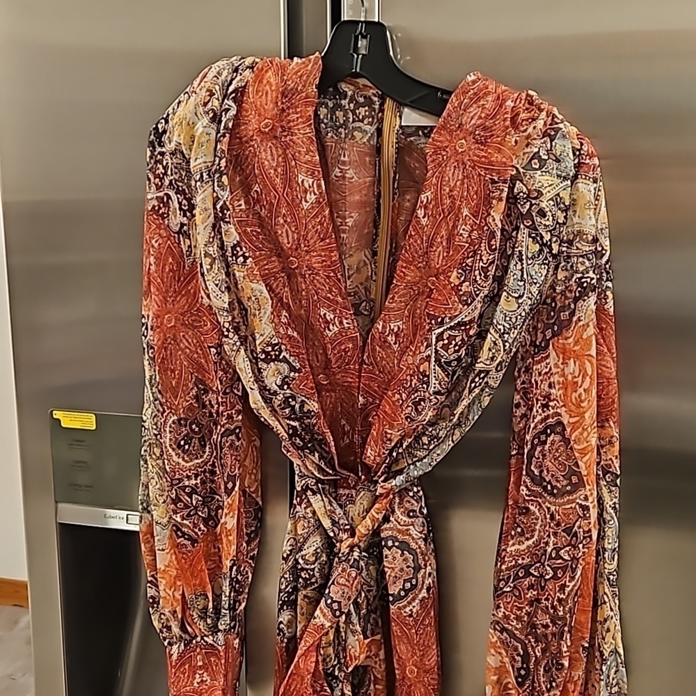 💕BRONX AND BANCO💕 Farah Maxi Dress ~ Muti-Color Print US 6 NWOT - Picture 12 of 16